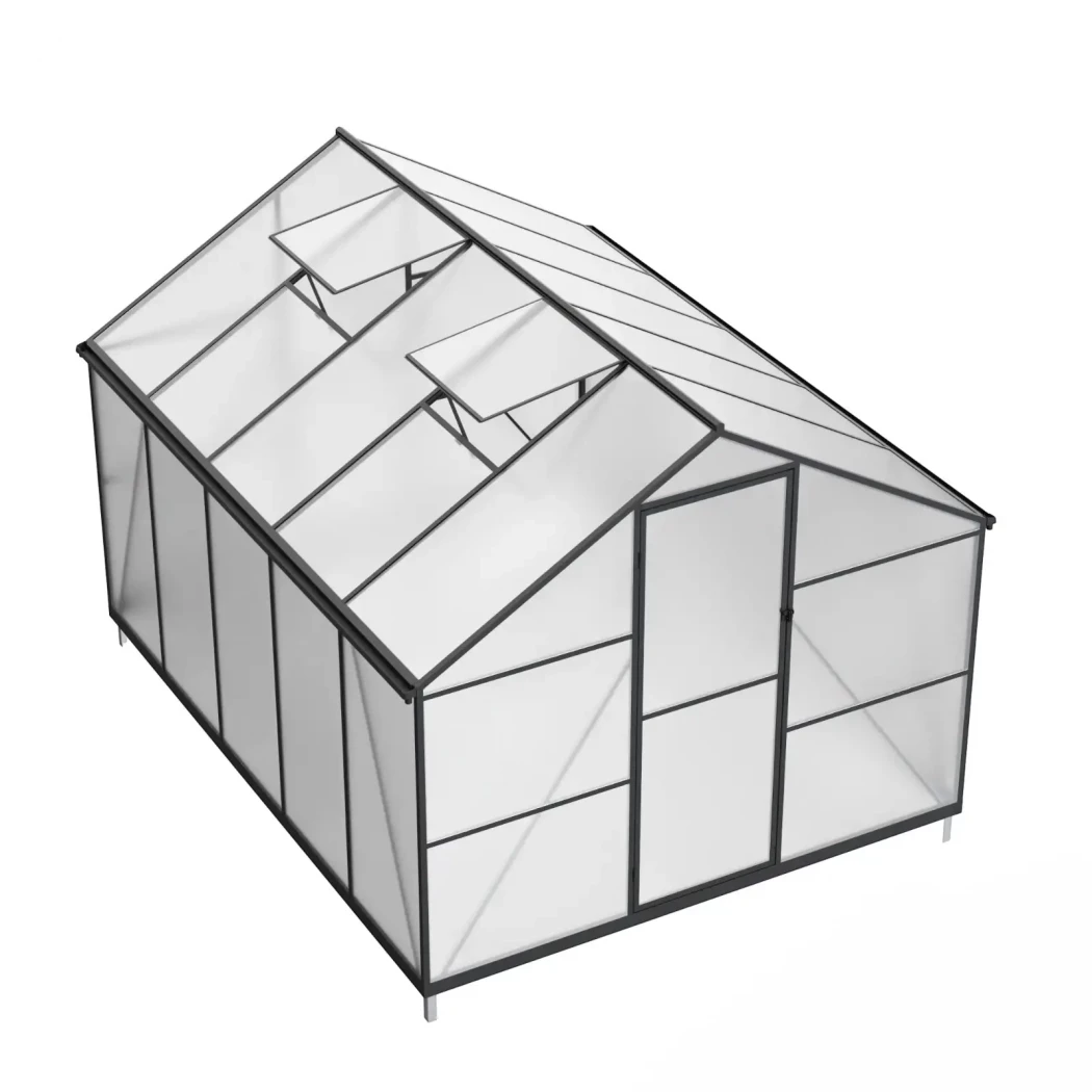 Drivhus Essential Sort 302 cm - Polycarbonat | Vaxthus-shop.se | Greenhouse |