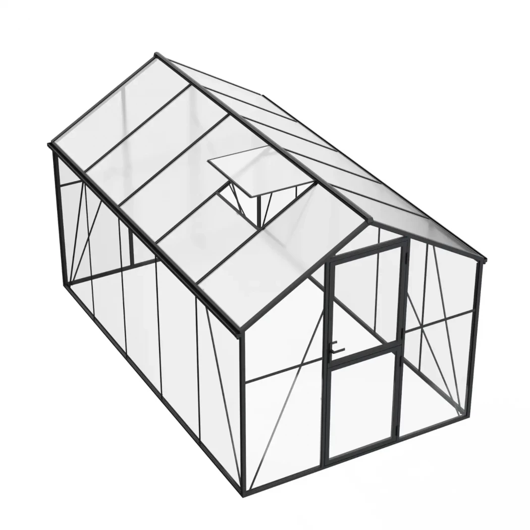 Drivhus Premium Sort 382 cm - Glas/Polycarbonat | Vaxthus-shop.se | Greenhouse , Orangeri |