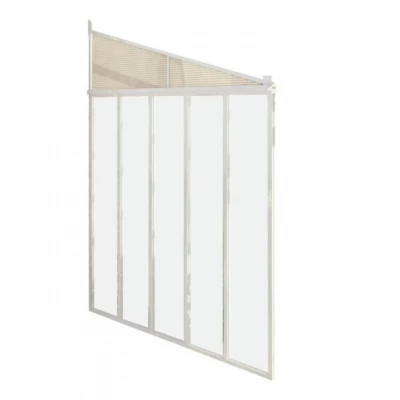 Sidevæg Feria 4 meter - Hvid