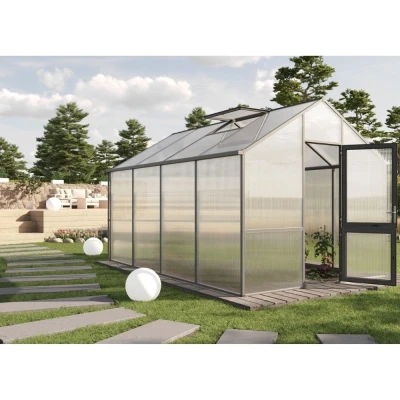 Greenhouse Dahlie IV, anthracite-grey