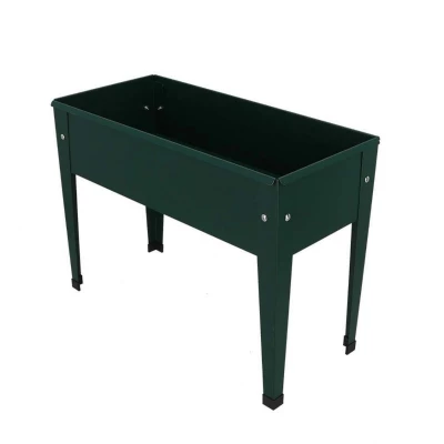 Højbedsramme metal grøn S