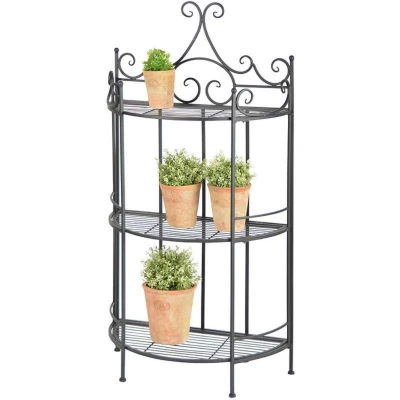 Etageresystem halvcirkel sammenklappeligt