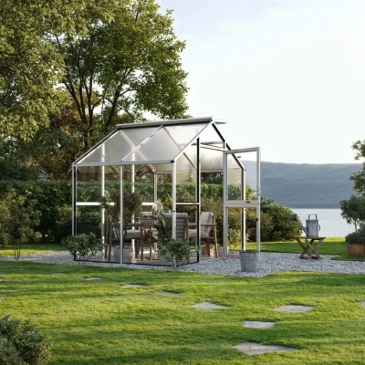 Greenhouse Novum II, 4 mm glass + polycarbonate, blank Greenhouse Novum II, 4 mm glass + polycarbonate, blank