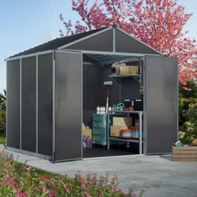 Skur Rubicon 5,4 m2- Mørkegrå 