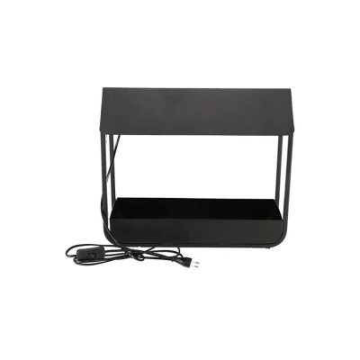Vækstlampe drivhus sort