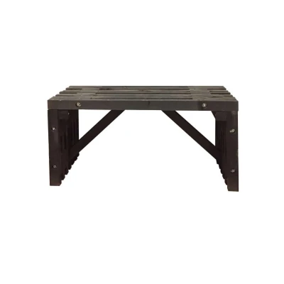 Trallebænk sort 120 cm - FSC 100%