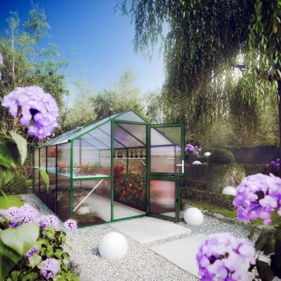 Greenhouse Rose IV, moss green