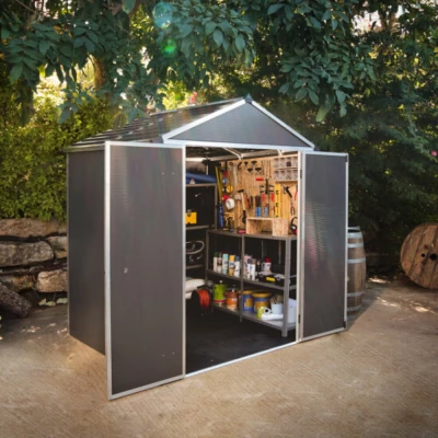 Skur Rubicon 2,8 m2- Mørkegrå 