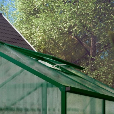 Additional skylight, moss green, for 10 mm greenhouse Additional skylight, moss green, for 10 mm greenhouse