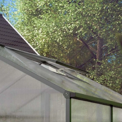 Additional skylight, anthracite-grey, for 10 mm greenhouse Additional skylight, anthracite-grey, for 10 mm greenhouse