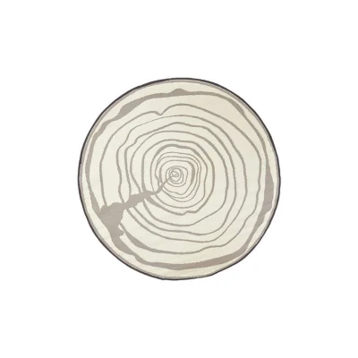 Havetæppe med årringe, rundt