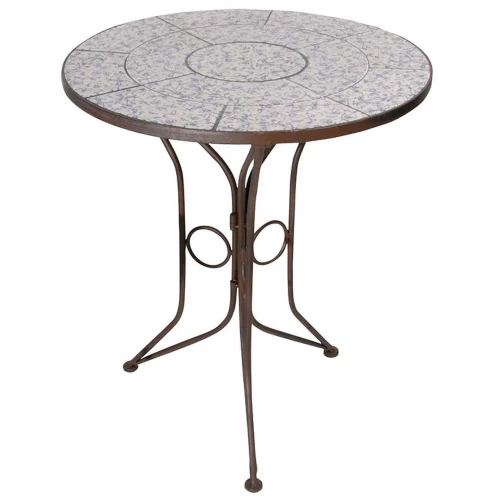 Bord i patineret keramik