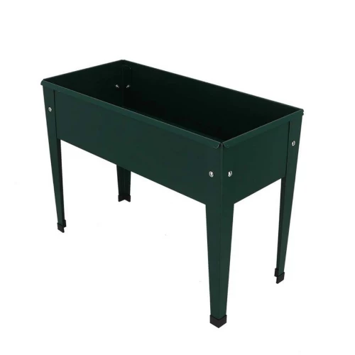 Højbedsramme metal grøn S