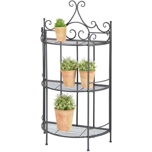 Etageresystem halvcirkel sammenklappeligt