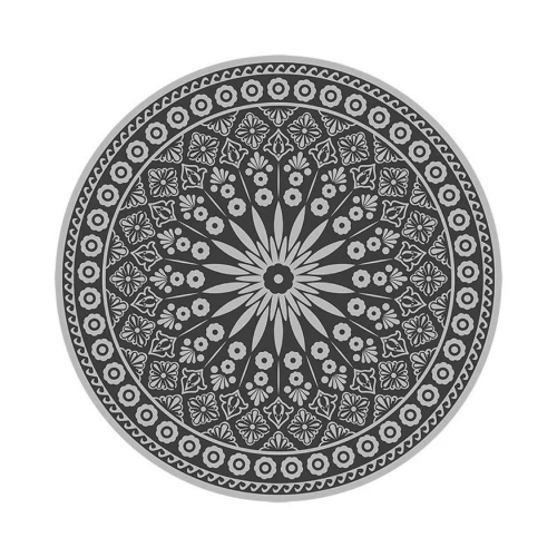 Gråt rundt havetæppe