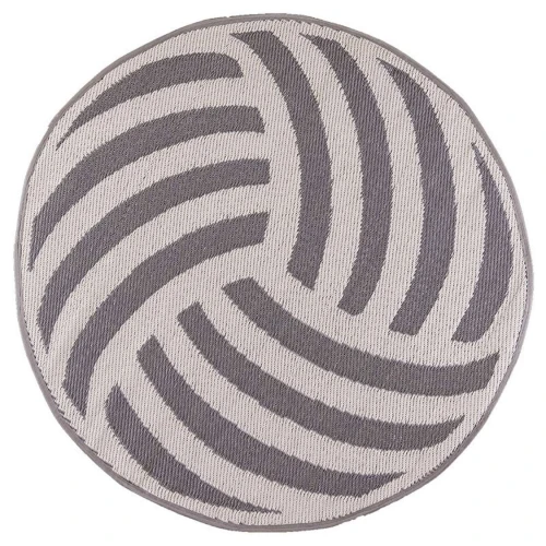 Havetæppe med knudemønster, rundt S