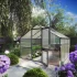 Greenhouse Orchidee III, anthracite-grey