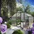Greenhouse Orchidee IV, anthracite-grey