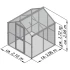 Greenhouse Galant II, only polycarbonate, blank