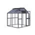 Greenhouse Galant II, 4 mm glass + polycarbonate, anthracite-grey