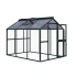 Greenhouse Galant III, 4 mm glass + polycarbonate, fir green