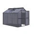 Greenhouse Galant III, only polycarbonate, anthracite-grey