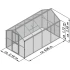Greenhouse Galant IV, 4 mm glass + polycarbonate, pressblank