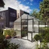 Greenhouse Lilie III, anthracite-grey