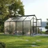 Greenhouse Novum IV, only polycarbonate, fir green