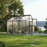 Greenhouse Novum III, only polycarbonate, anthracite-grey
