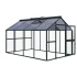 Greenhouse Novum IV, 4 mm glass + polycarbonate, fir green
